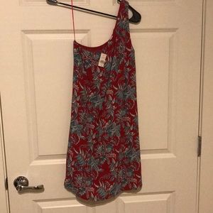 NWT Loft one shoulder dress XS